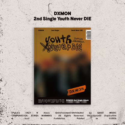 DXMON 2ND SINGLE ALBUM 'YOUTH NEVER DIE' 1 VERSION COVER