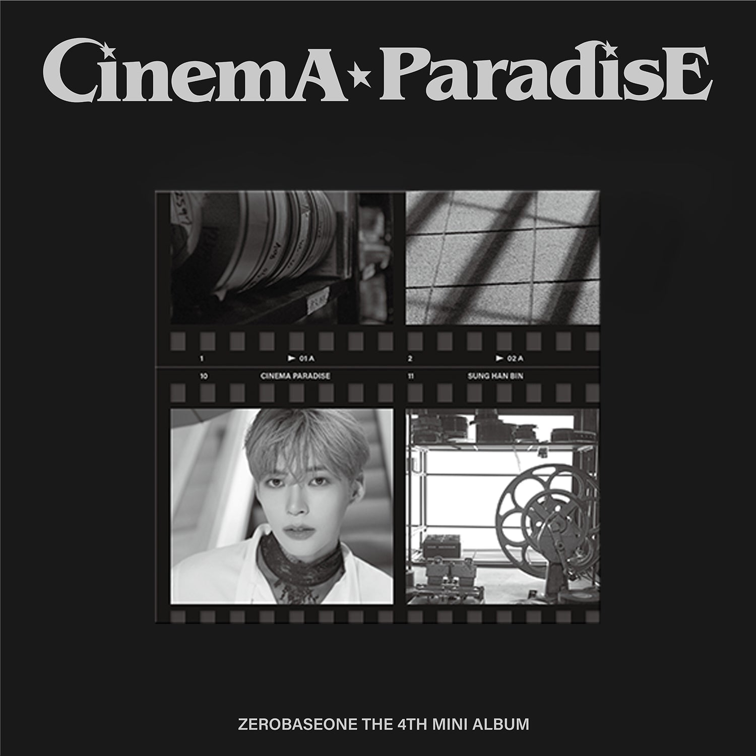 ZEROBASEONE (ZB1) 4TH MINI ALBUM 'CINEMA PARADISE' (DIGIPACK) SUNG HAN BIN VERSION COVER