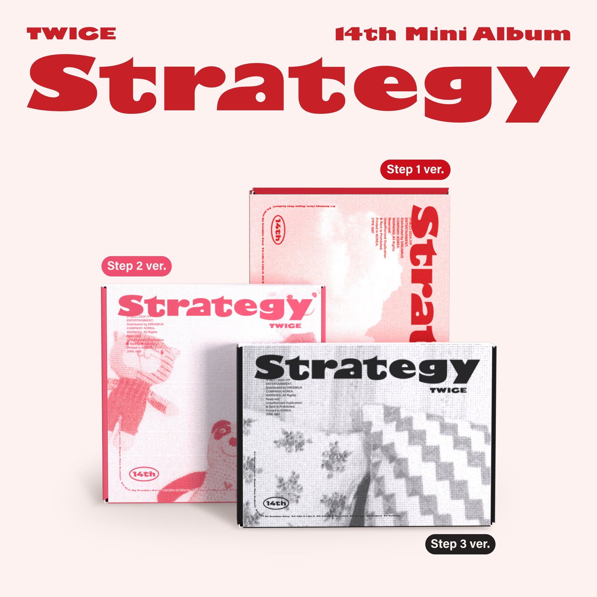 TWICE 14TH MINI ALBUM 'STRATEGY' COVER