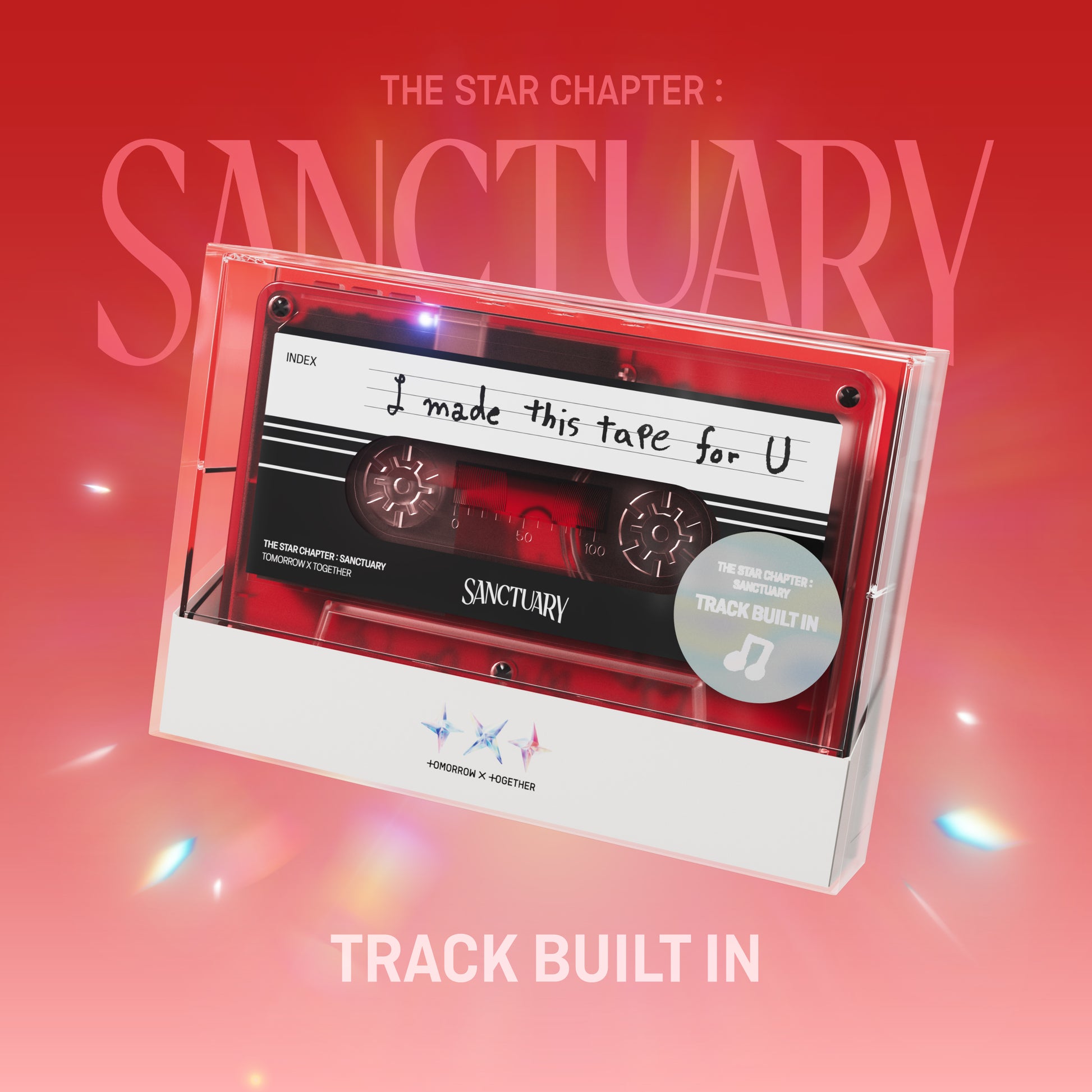 TOMORROW X TOGETHER (TXT) ALBUM 'THE STAR CHAPTER : SANCTUARY' (CASSETTE TAPE SPEAKER) COVER