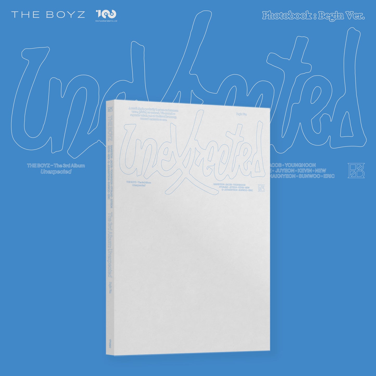 THE BOYZ 3RD ALBUM 'UNEXPECTED' BEGIN VERSION COVER