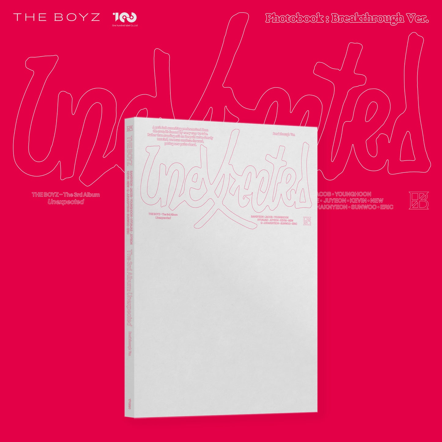 THE BOYZ 3RD ALBUM 'UNEXPECTED' BREAKTHROUGH VERSION COVER