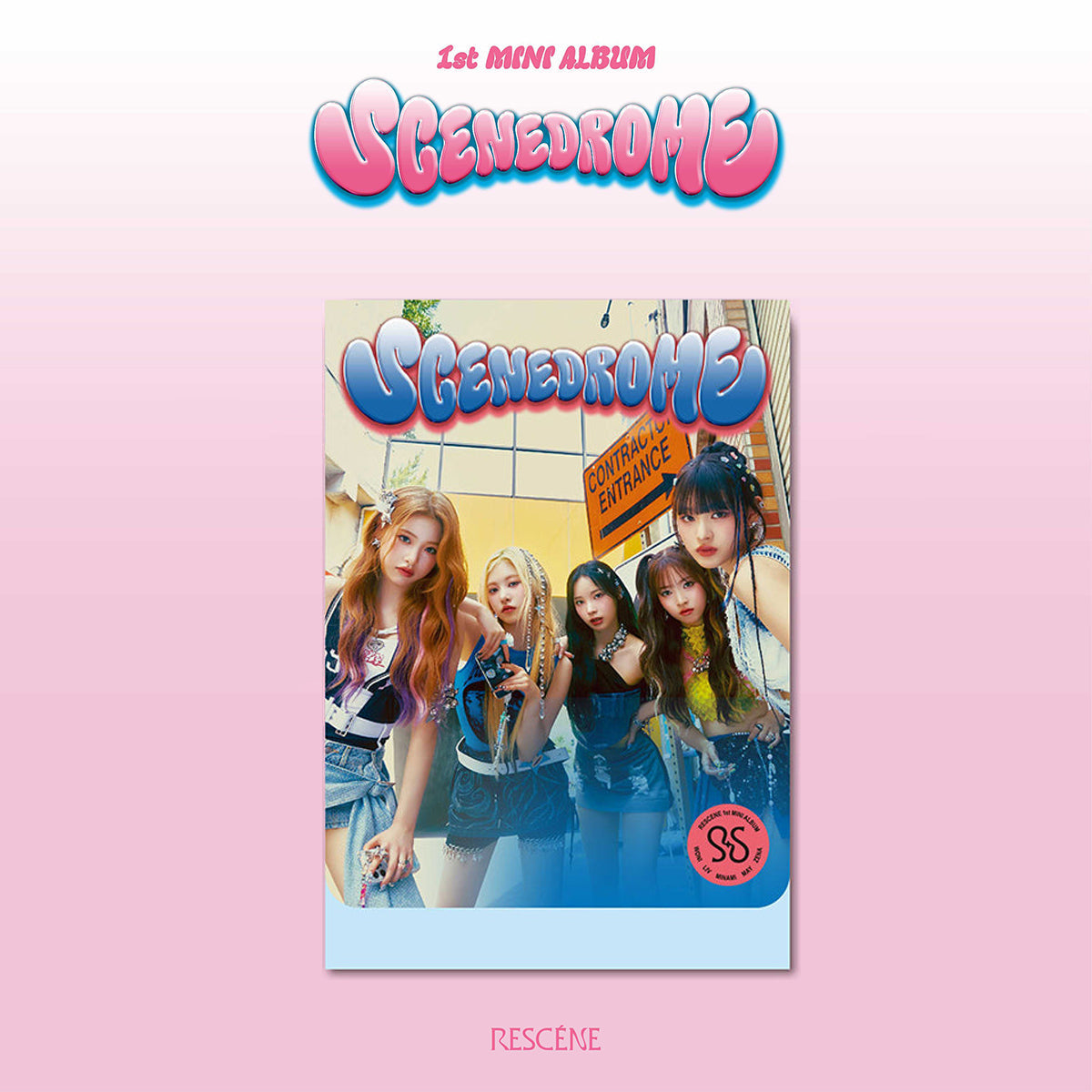 RESCENE 1ST MINI ALBUM 'SCENEDROME' (PLVE) 2 VERSION COVER