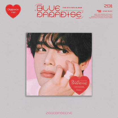 ZEROBASEONE (ZB1) 5TH MINI ALBUM 'BLUE PARADISE' (DIGIPACK) KIM JI WOONG VERSION COVER