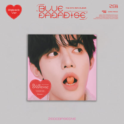 ZEROBASEONE (ZB1) 5TH MINI ALBUM 'BLUE PARADISE' (DIGIPACK) ZHANG HAO VERSION COVER