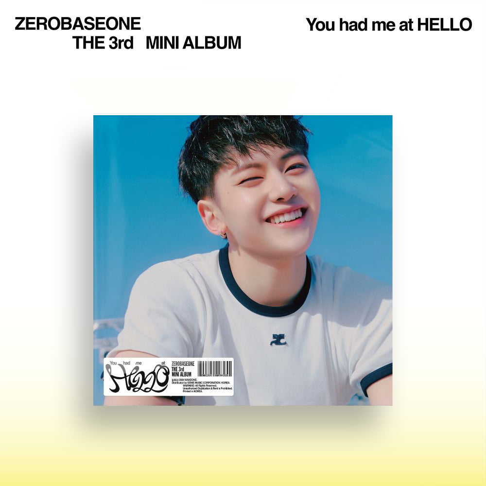 ZEROBASEONE (ZB1) 3RD MINI ALBUM 'YOU HAD ME AT HELLO' (DIGIPACK) SEOK MATTHEW VERSION COVER