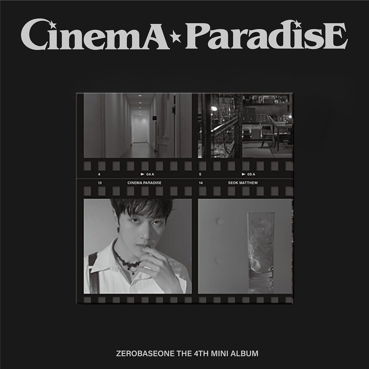 ZEROBASEONE (ZB1) 4TH MINI ALBUM 'CINEMA PARADISE' (DIGIPACK) SEOK MATTHEW VERSION COVER