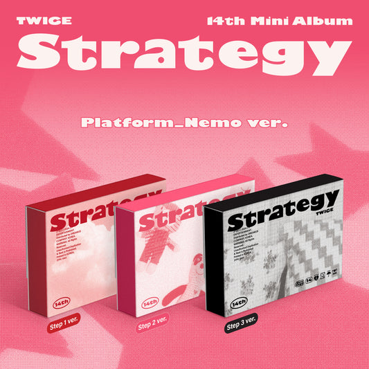 TWICE 14TH MINI ALBUM 'STRATEGY' (PLATFORM NEMO) COVER