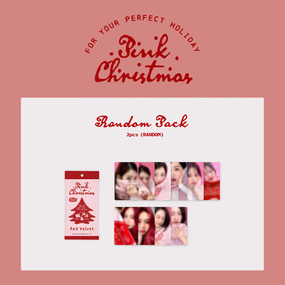 SM ARTISTS 2024 OFFICIAL MD 'PINK CHRISTMAS' (RANDOM PHOTOCARD PACK) RED VELVET VERSION COVER