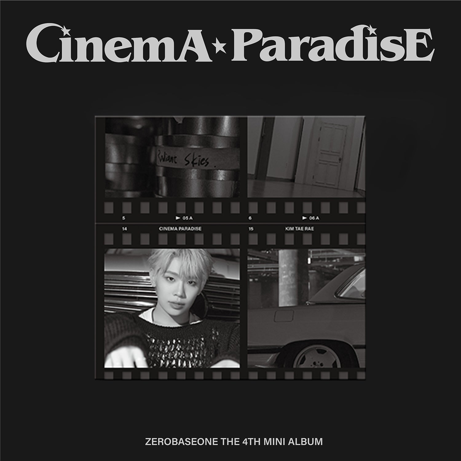 ZEROBASEONE (ZB1) 4TH MINI ALBUM 'CINEMA PARADISE' (DIGIPACK) KIM TAE RAE VERSION COVER