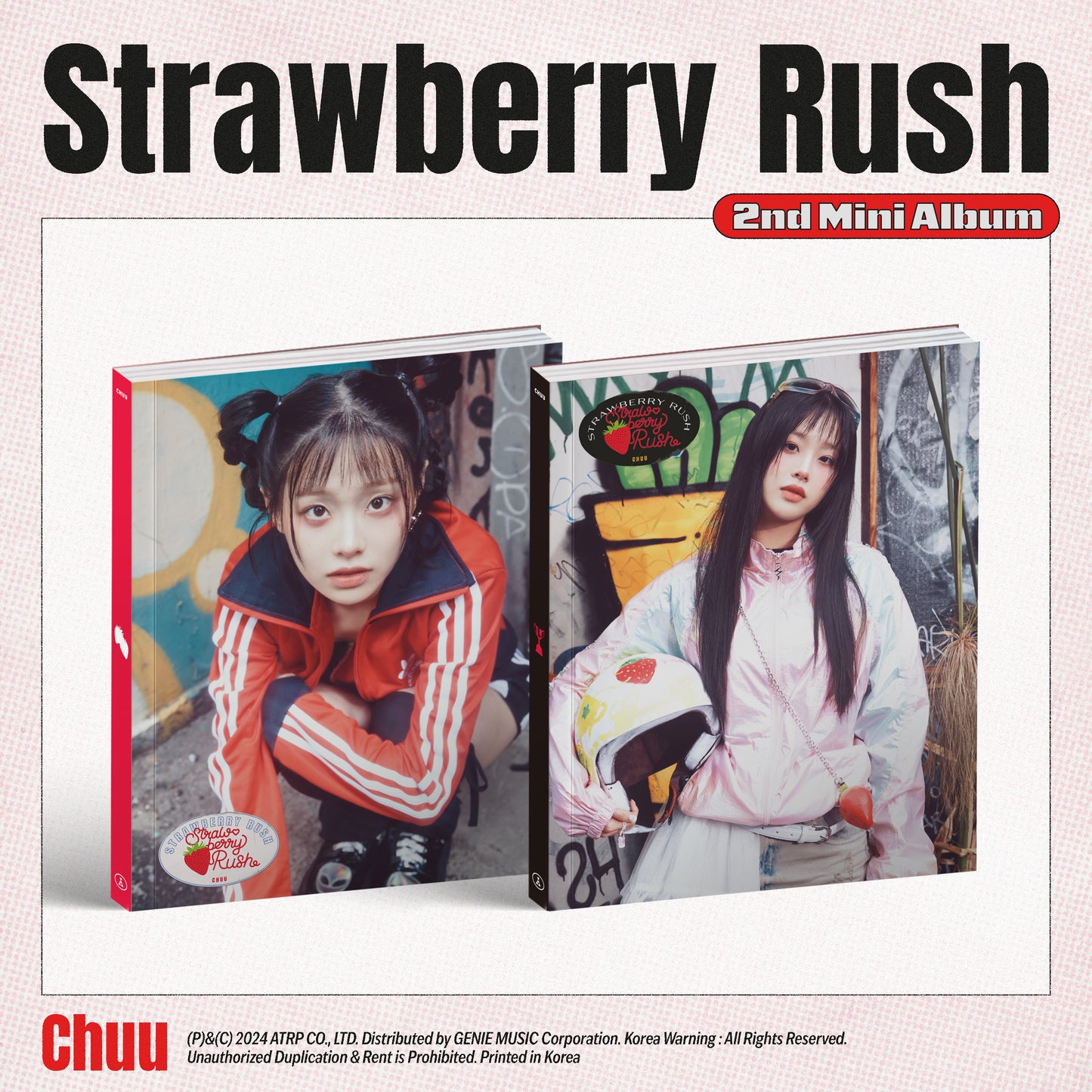 CHUU 2ND MINI ALBUM 'STRAWBERRY RUSH' SET COVER