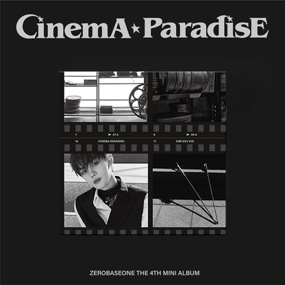 ZEROBASEONE (ZB1) 4TH MINI ALBUM 'CINEMA PARADISE' (DIGIPACK) KIM GYU VIN VERSION COVER