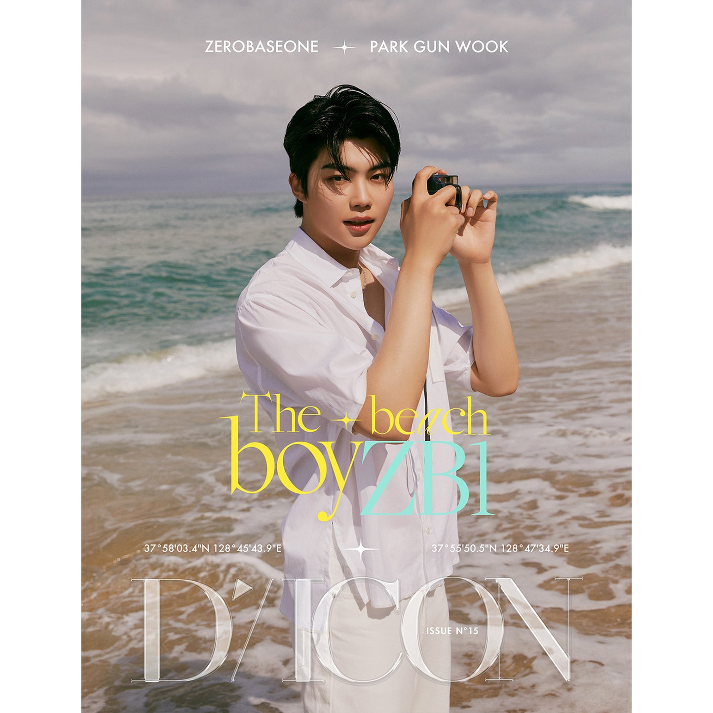 ZEROBASEONE DICON VOLUME N°15 'ZEROBASEONE : THE BEACH BOYZB1' GUNWOOK VERSION COVER