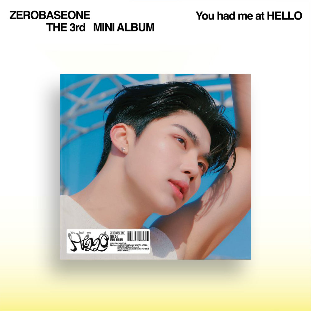 ZEROBASEONE (ZB1) 3RD MINI ALBUM 'YOU HAD ME AT HELLO' (DIGIPACK) PARK GUN WOOK VERSION COVER