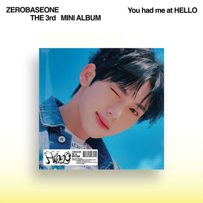 ZEROBASEONE (ZB1) 3RD MINI ALBUM 'YOU HAD ME AT HELLO' (DIGIPACK) HAN YU JIN VERSION COVER