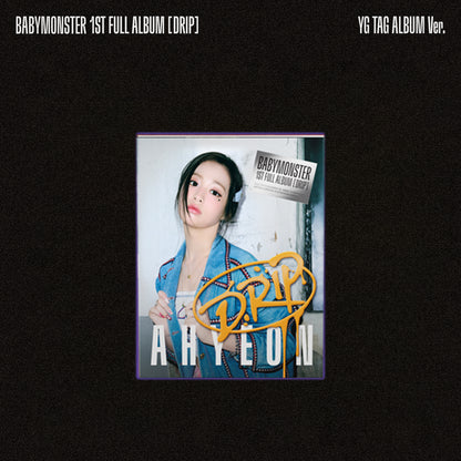 BABYMONSTER 1ST ALBUM 'DRIP' (YG TAG) AHYEON VERSION COVER