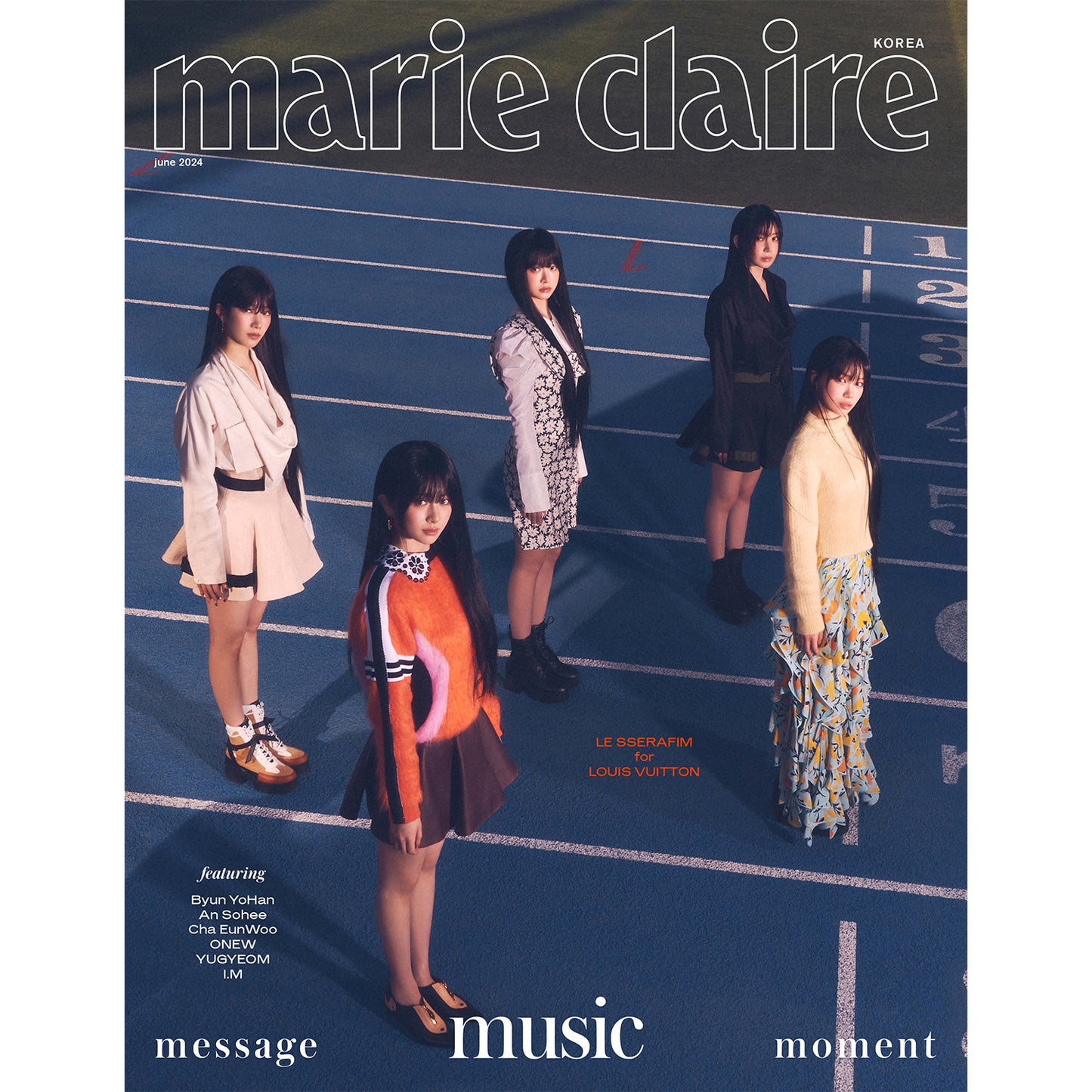 MARIE CLAIRE KOREA 'JUNE 2024 - LE SSERAFIM' LE SESSERAFIM VERSION COVER