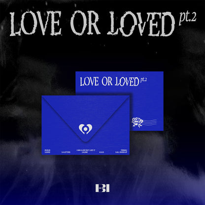 B.I ALBUM 'LOVE OR LOVED PART.2' ASIA LETTER VERSION COVER