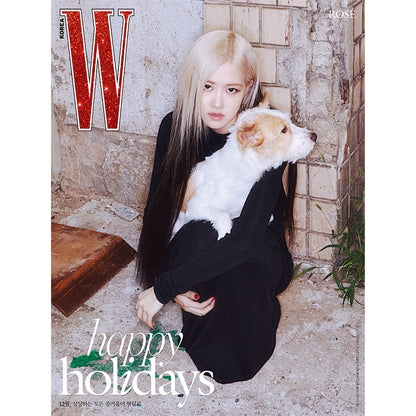 W KOREA 'DECEMBER 2023 - ROSÉ (BLACKPINK)' A VERSION COVER