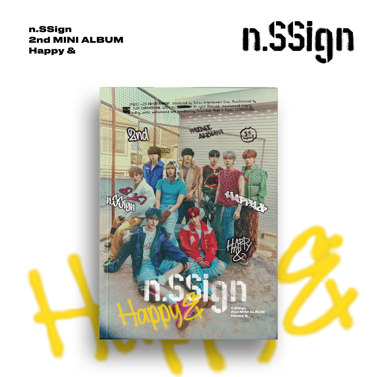 n.ssign 2nd mini album 'happy &'