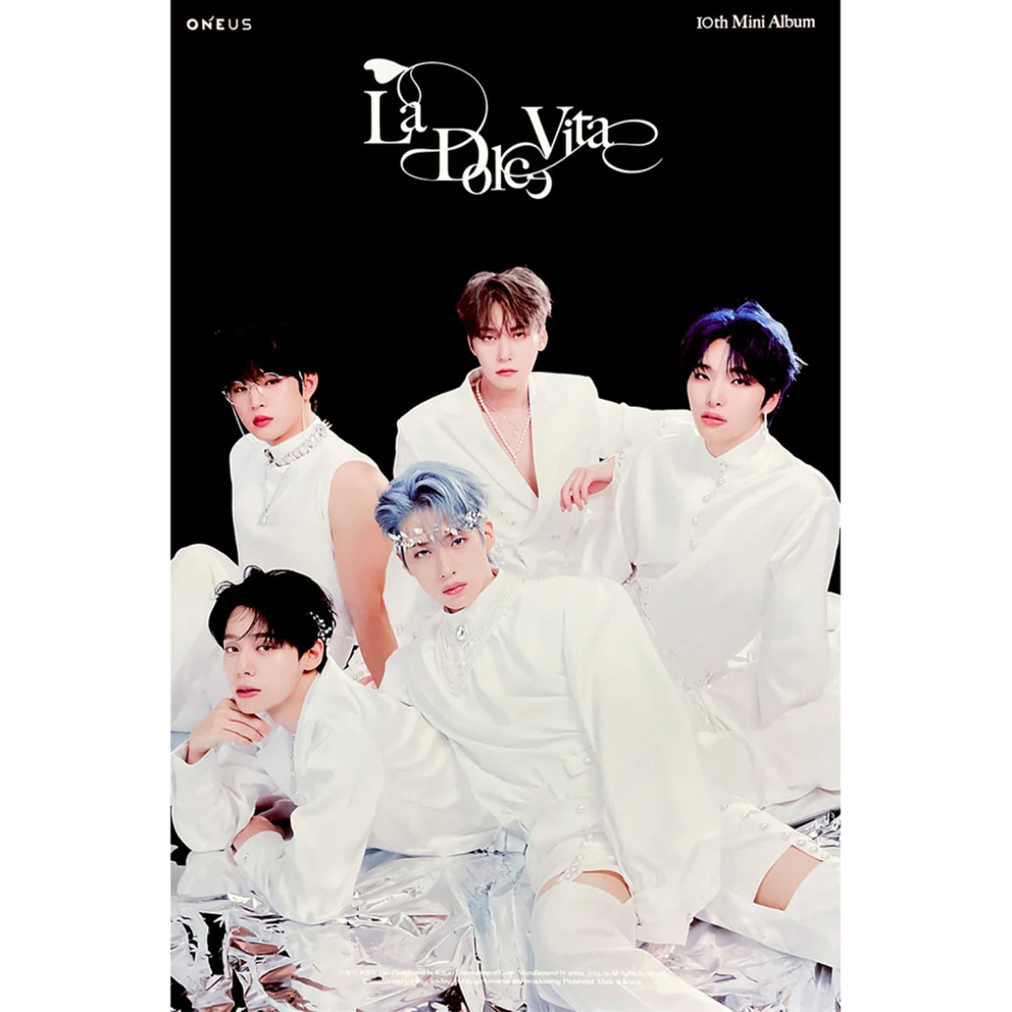 ONEUS 10TH MINI ALBUM 'LA DOLCE VITA' POSTER ONLY A VERSION COVER