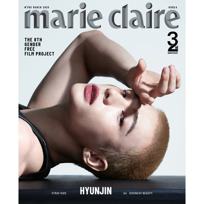 MARIE CLAIRE KOREA 'MARCH 2025 - HYUNJIN (STRAY KIDS), BIBI' A VERSION COVER