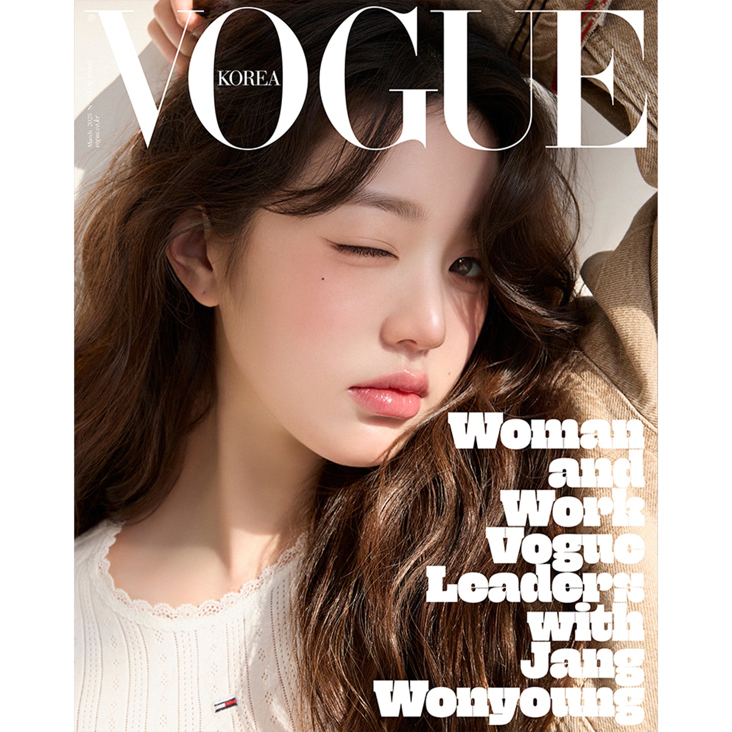 VOGUE KOREA 'MARCH 2025 - JANG WONYOUNG, MINNIE, SANA, CHAEYOUNG' A VERSION COVER