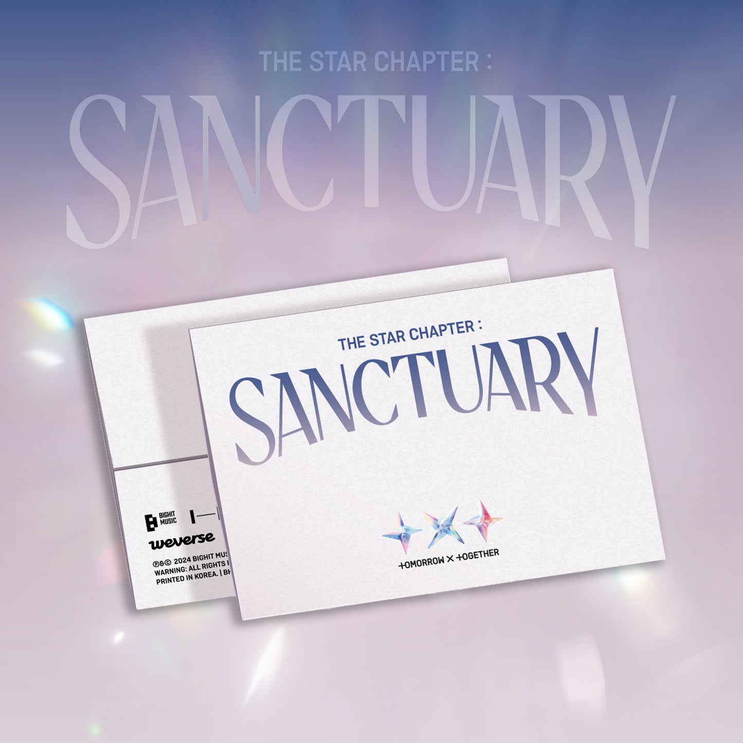 TOMORROW X TOGETHER (TXT) ALBUM 'THE STAR CHAPTER : SANCTUARY' (WEVERSE) A VERSION COVER