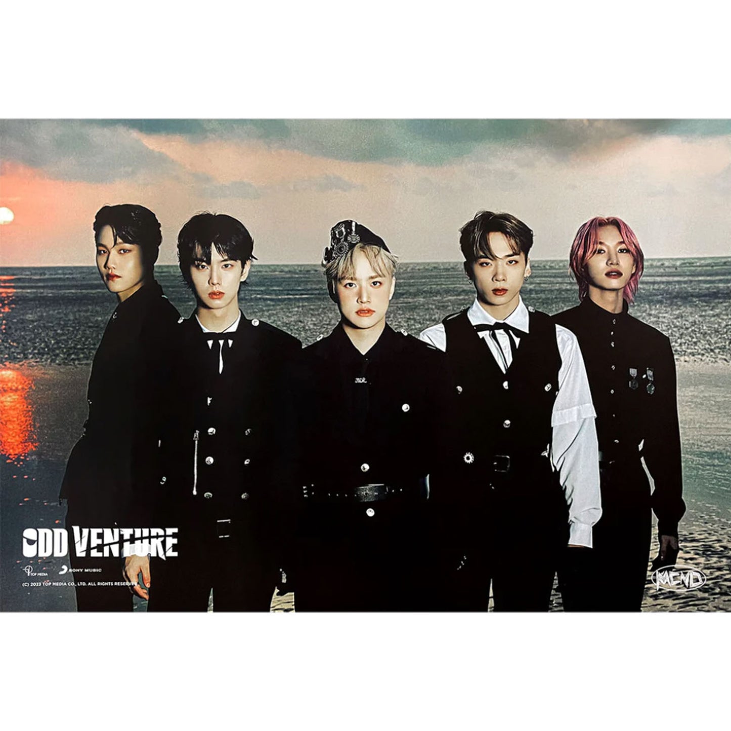 MCND 5TH MINI ALBUM 'ODD-VENTURE' POSTER ONLY A VERSION COVER