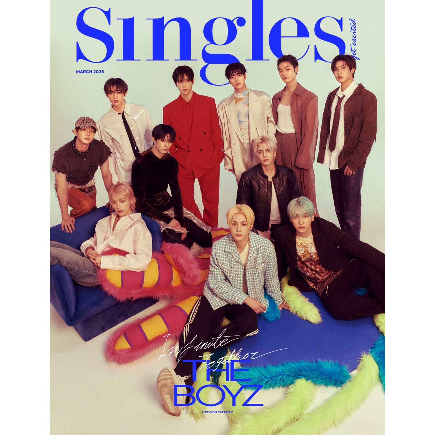 SINGLES 'MARCH 2025 - THE BOYZ' A VERSION COVER