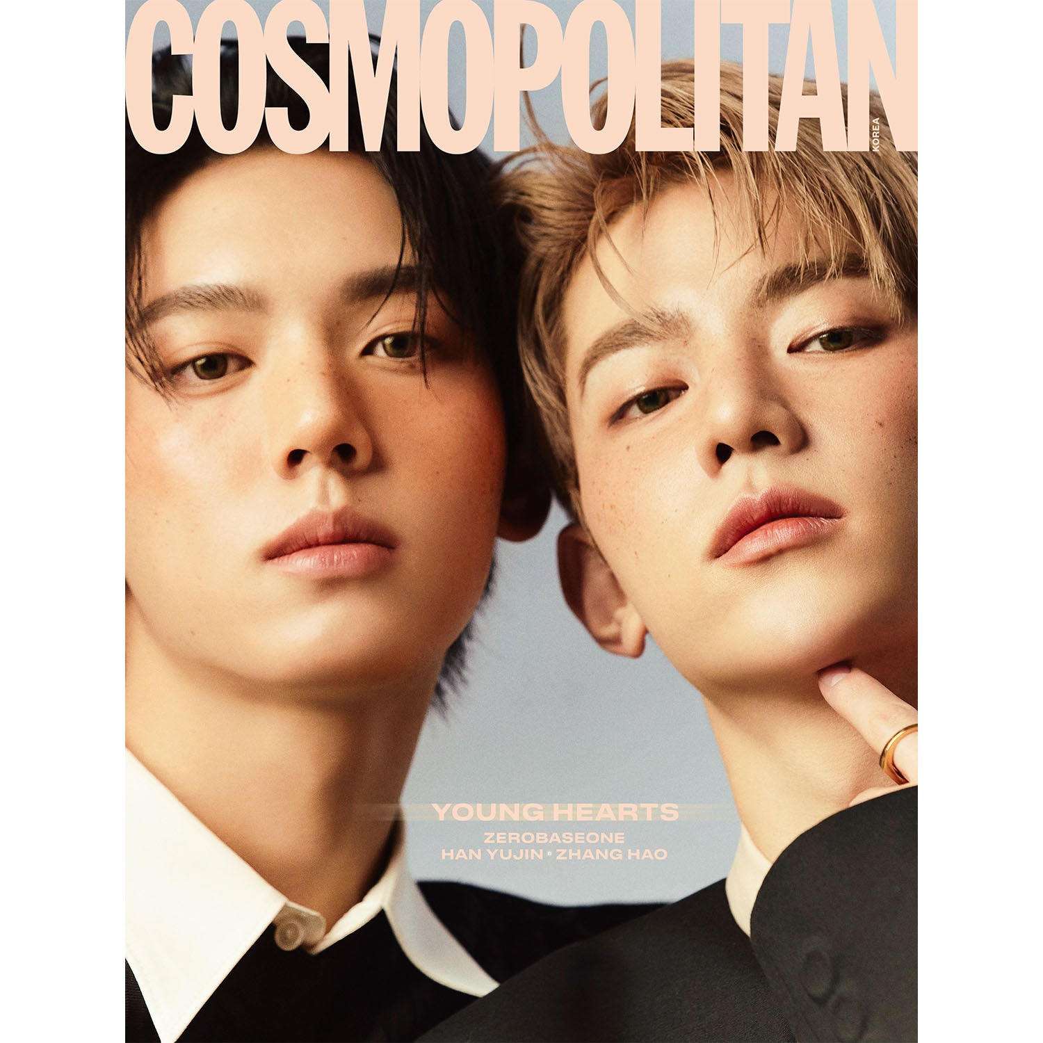 COSMOPOLITAN 'APRIL 2024 - ZHANG HAO & HAN YUJIN (ZB1)' A VERSION COVER