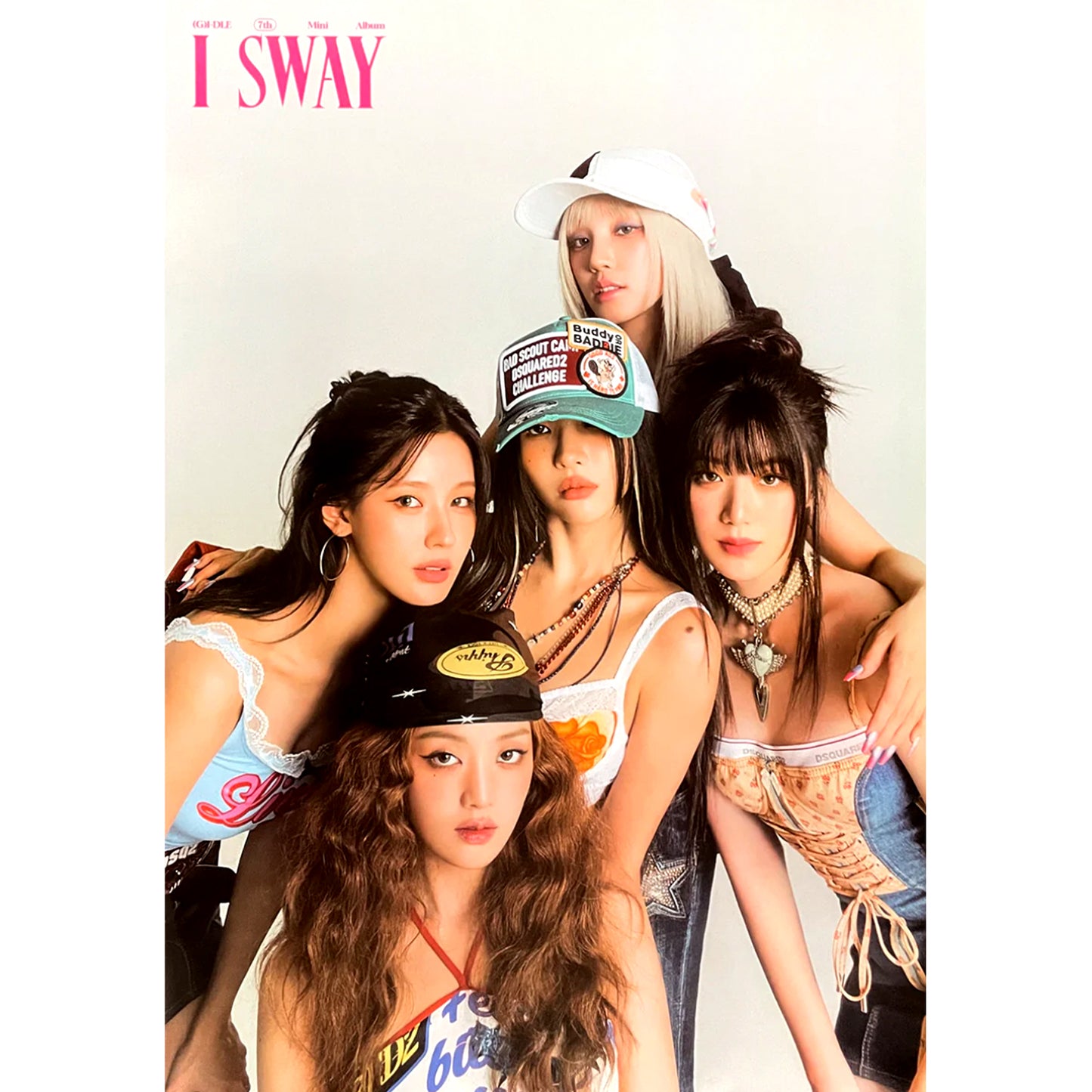 (G)I-DLE 7TH MINI ALBUM 'I SWAY' POSTER ONLY BEAT VERSION COVER