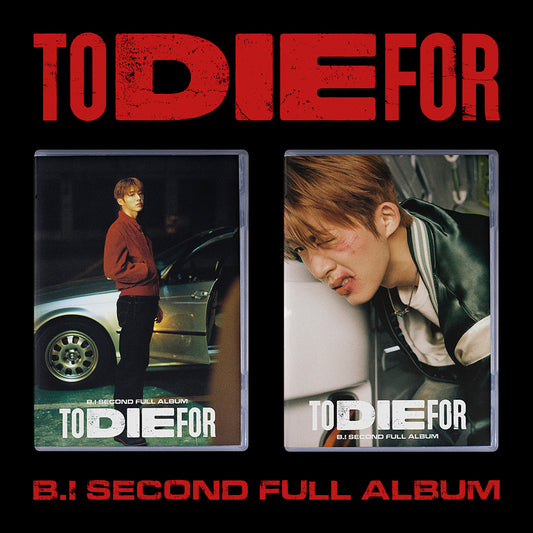 B.I 2ND FULL ALBUM 'TO DIE FOR' SET COVER