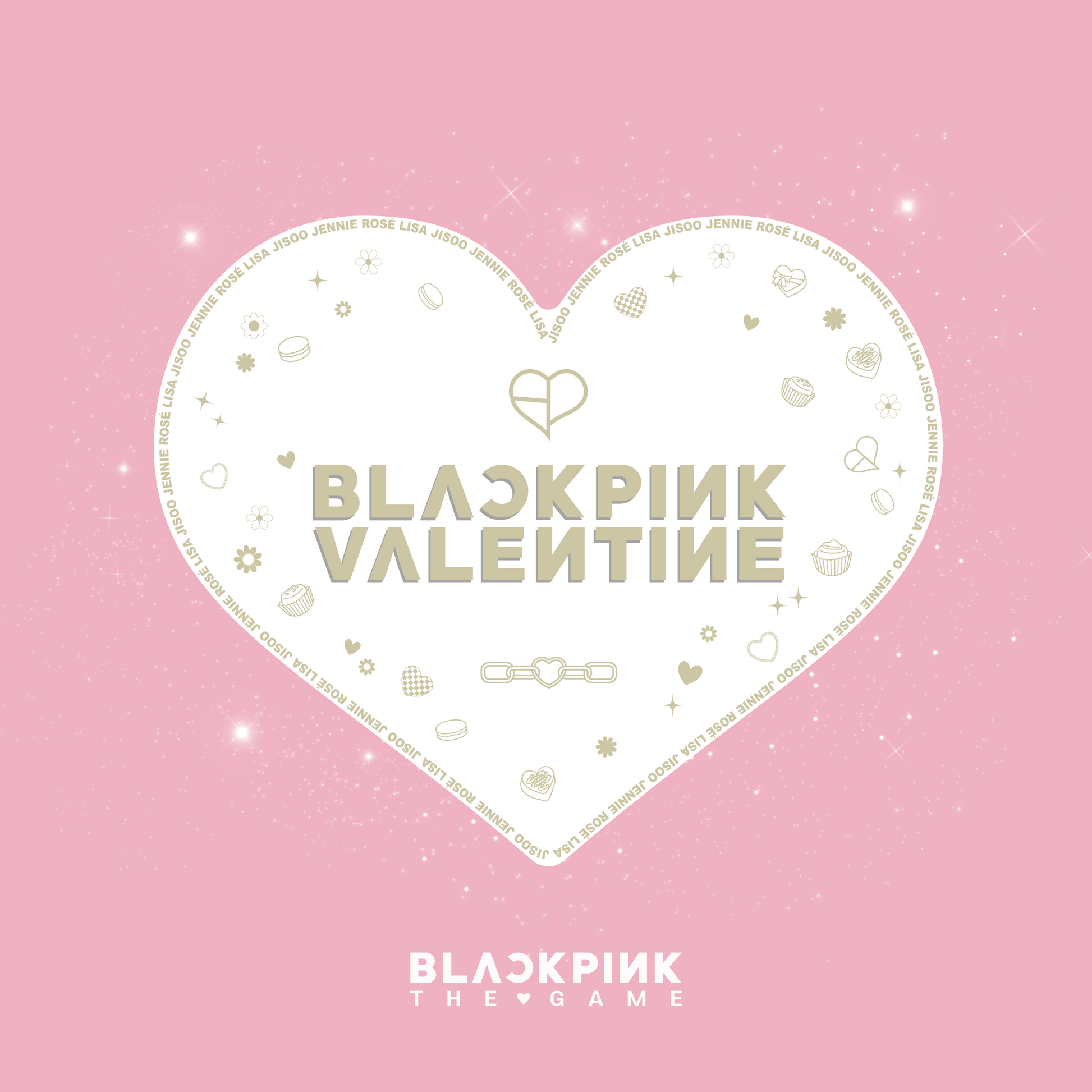 BLACKPINK THE GAME PHOTOCARD COLLECTION (LOVELY VALENTINE'S EDITION) COVER