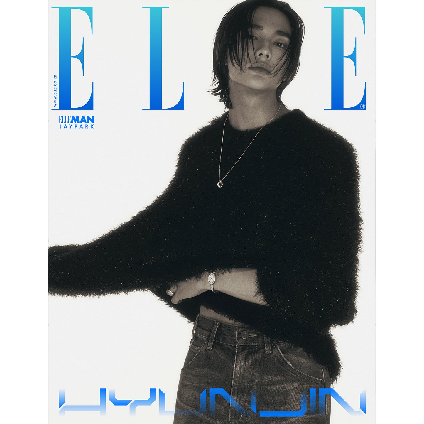 ELLE 'MAY 2024 - HYUNJIN (STRAY KIDS)' B VERSION COVER