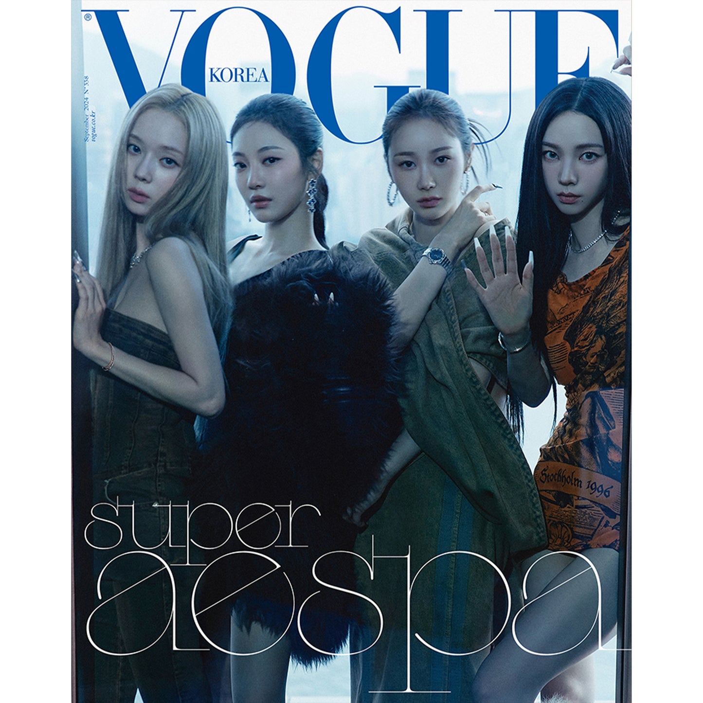 VOGUE KOREA 'SEPTEMBER 2024 - AESPA' B VERSION COVER