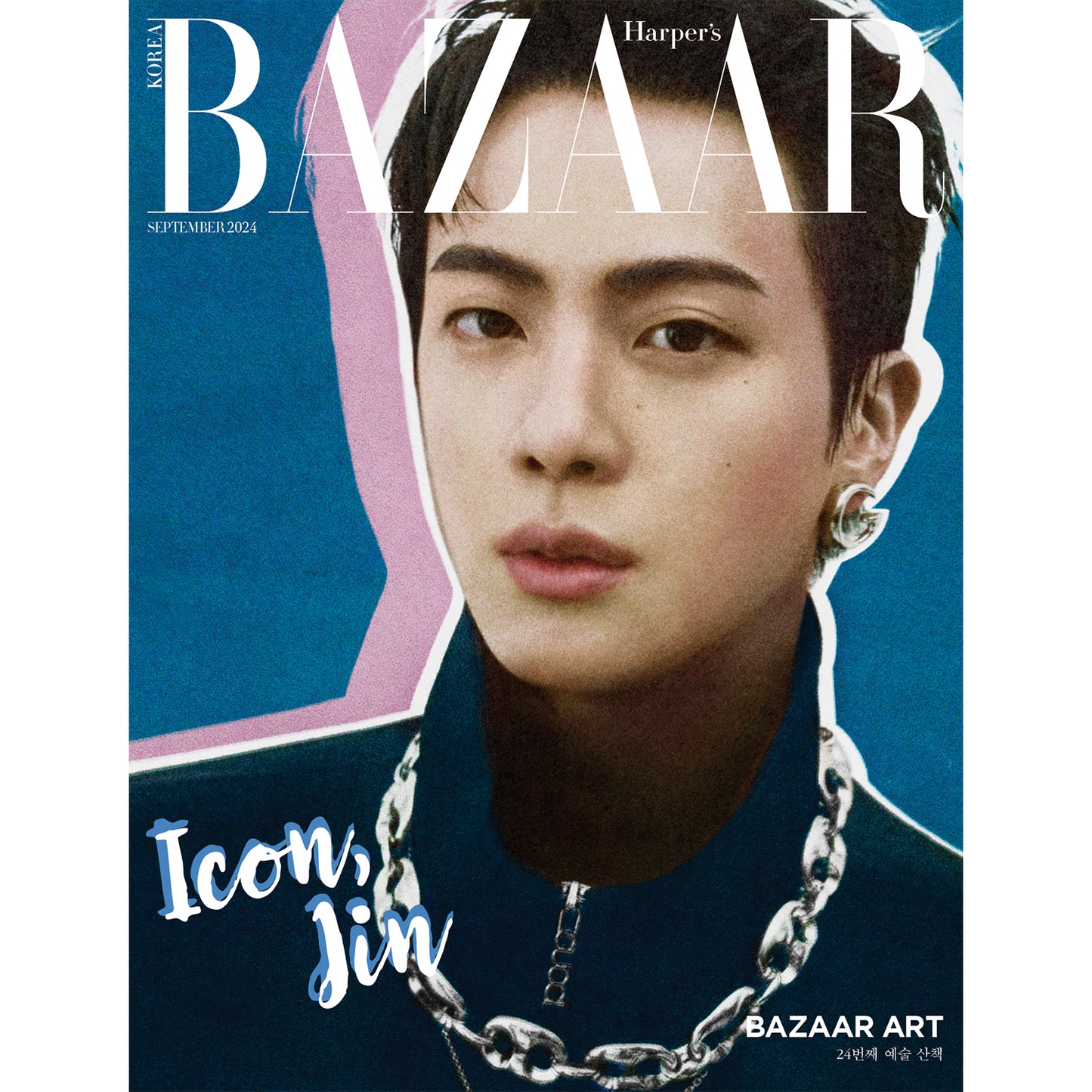 BAZAAR 'SEPTEMBER 2024 - JIN (BTS)' B VERSION COVER