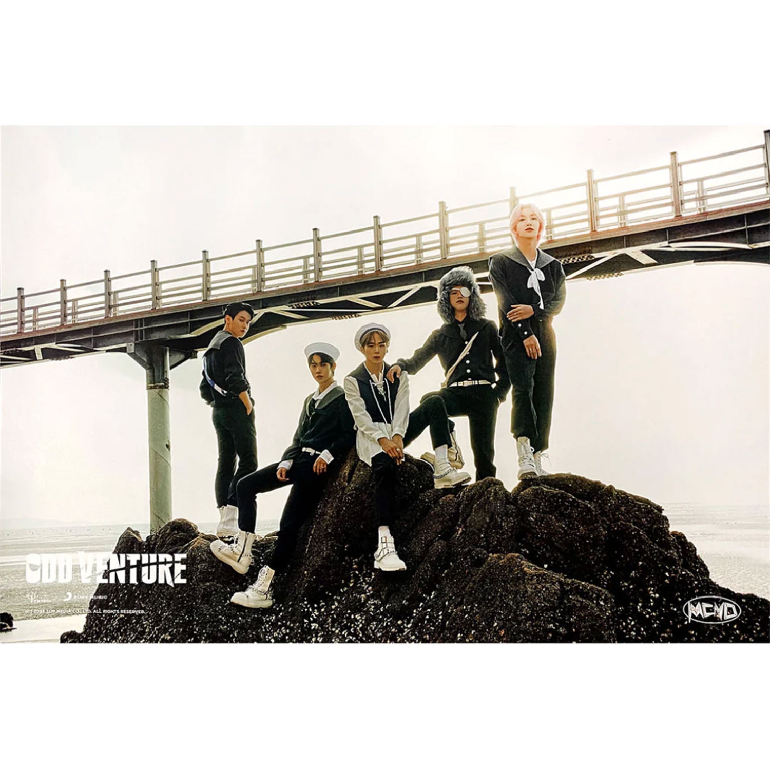 MCND 5TH MINI ALBUM 'ODD-VENTURE' POSTER ONLY B VERSION COVER