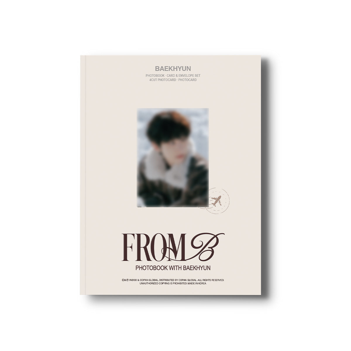 BAEKHYUN SWISS PHOTOBOOK 'FROM B' B VERSION COVER