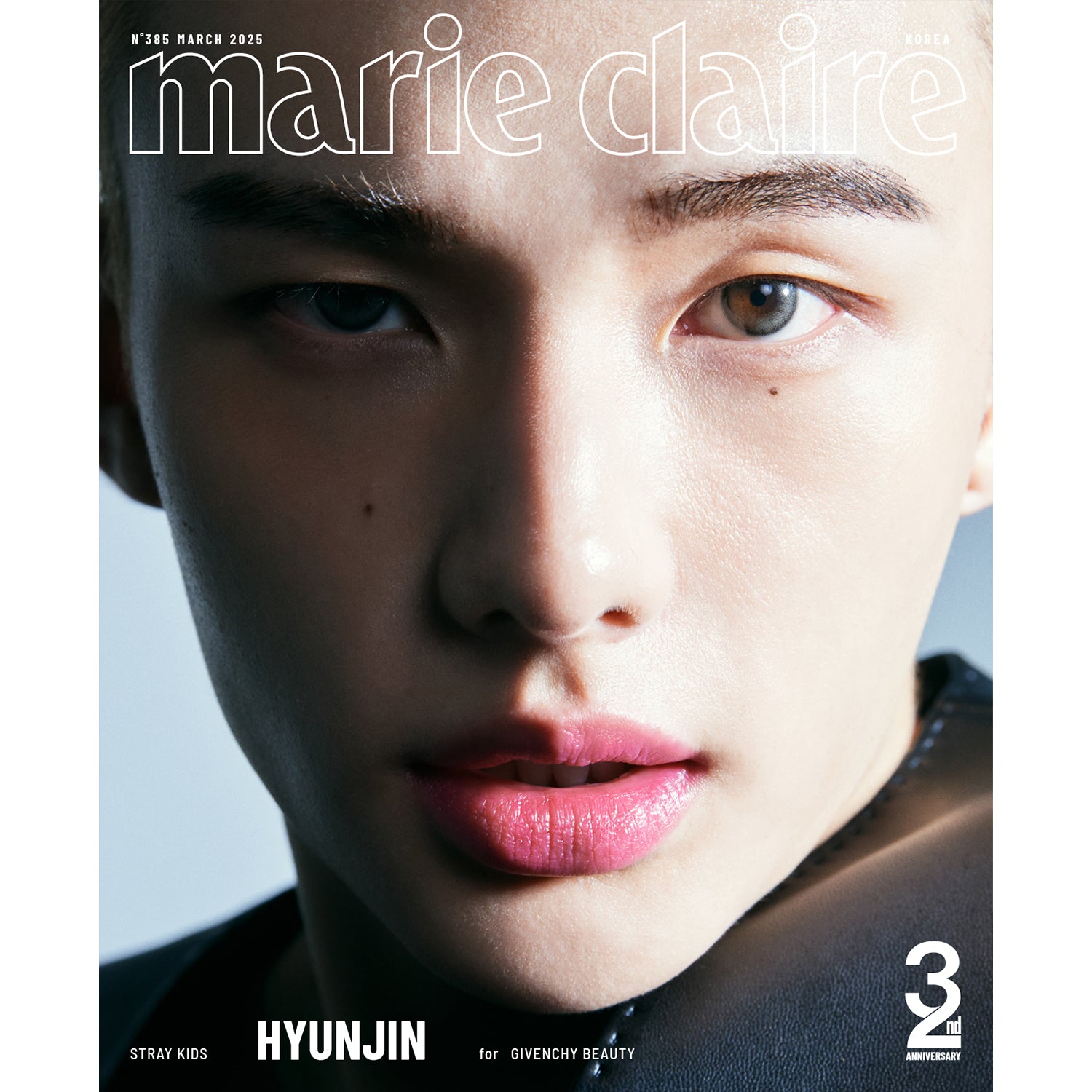 MARIE CLAIRE KOREA 'MARCH 2025 - HYUNJIN (STRAY KIDS), BIBI' B VERSION COVER