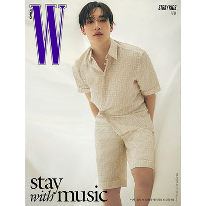 W KOREA 'JUNE 2024 - STRAY KIDS' C VERSION COVER'