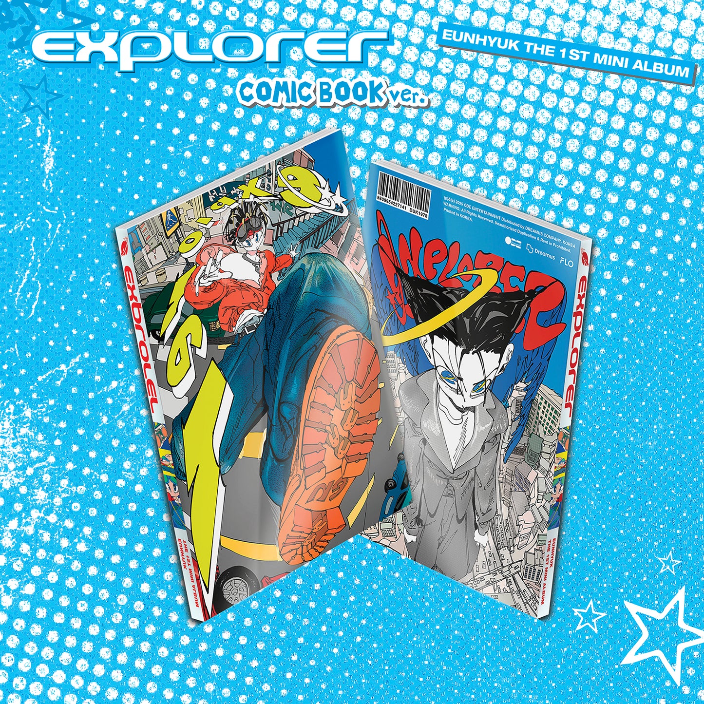 EUNHYUK 1ST MINI ALBUM 'EXPLORER' (COMIC BOOK) COVER