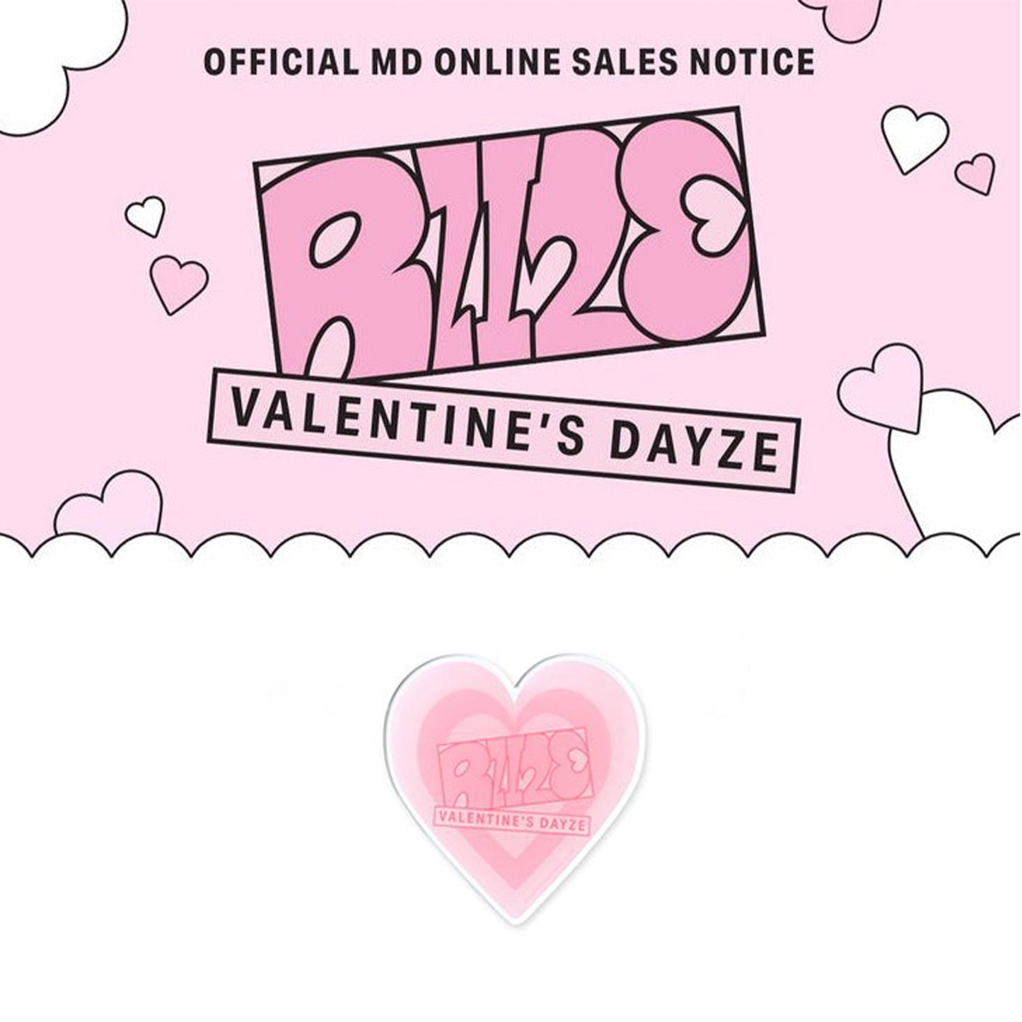 RIIZE OFFICIAL MD COASTER 'VALENTINE'S DAYZE' COVER