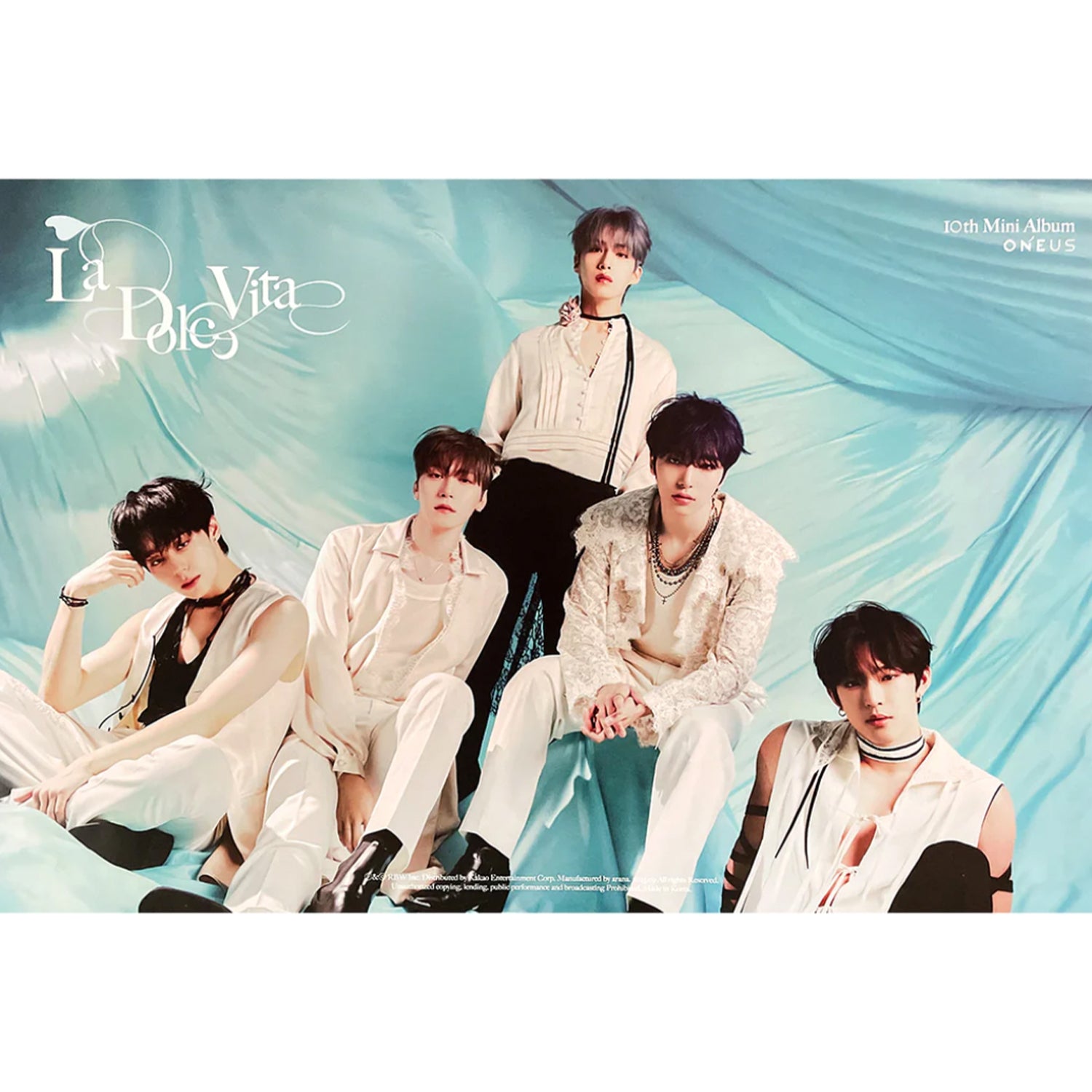 ONEUS 10TH MINI ALBUM 'LA DOLCE VITA' POSTER ONLY C VERSION COVER