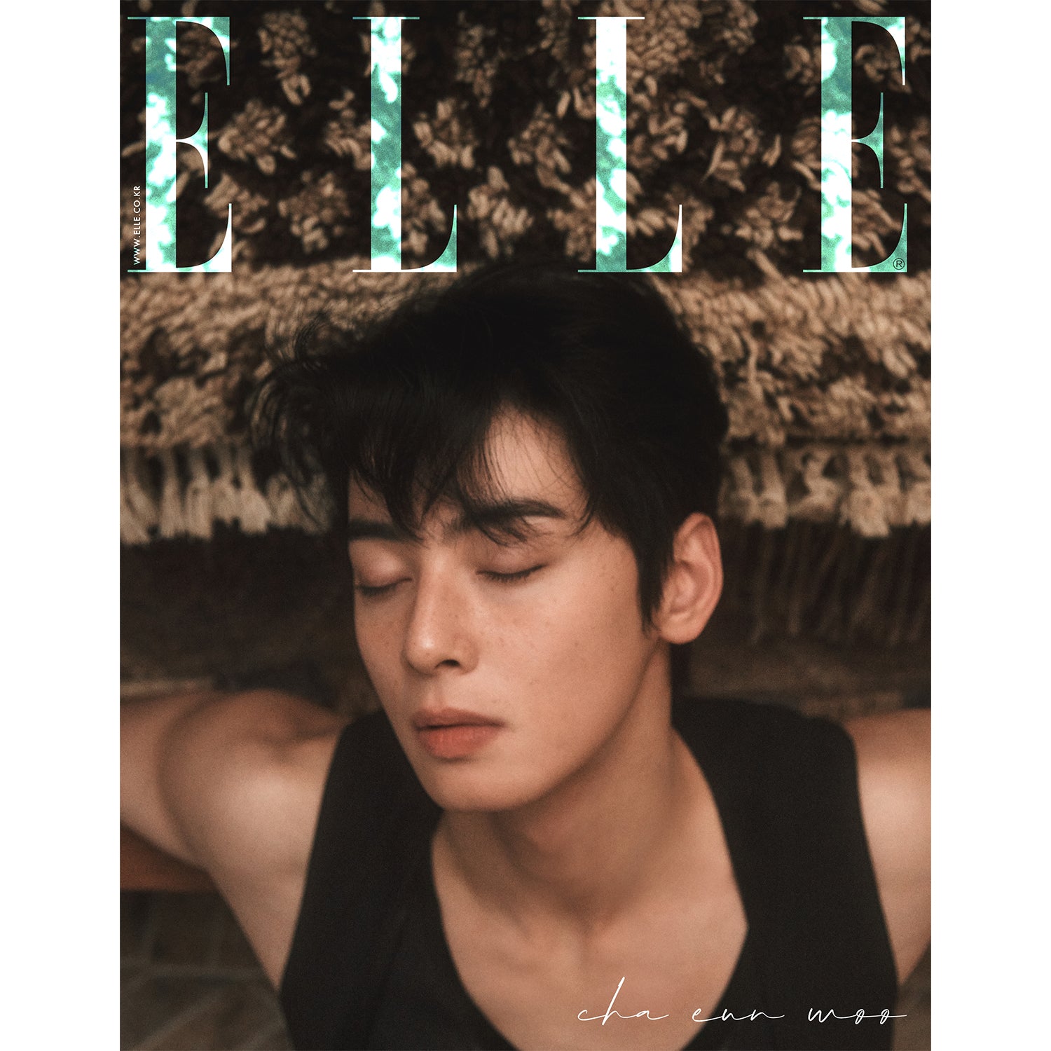 ELLE 'FEBRURAY 2025 - CHA-EUNWOO' C VERSION COVER