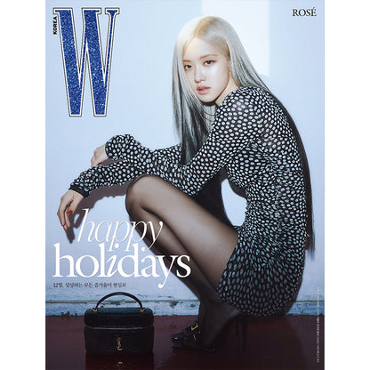 W KOREA 'DECEMBER 2023 - ROSÉ (BLACKPINK)' C VERSION COVER