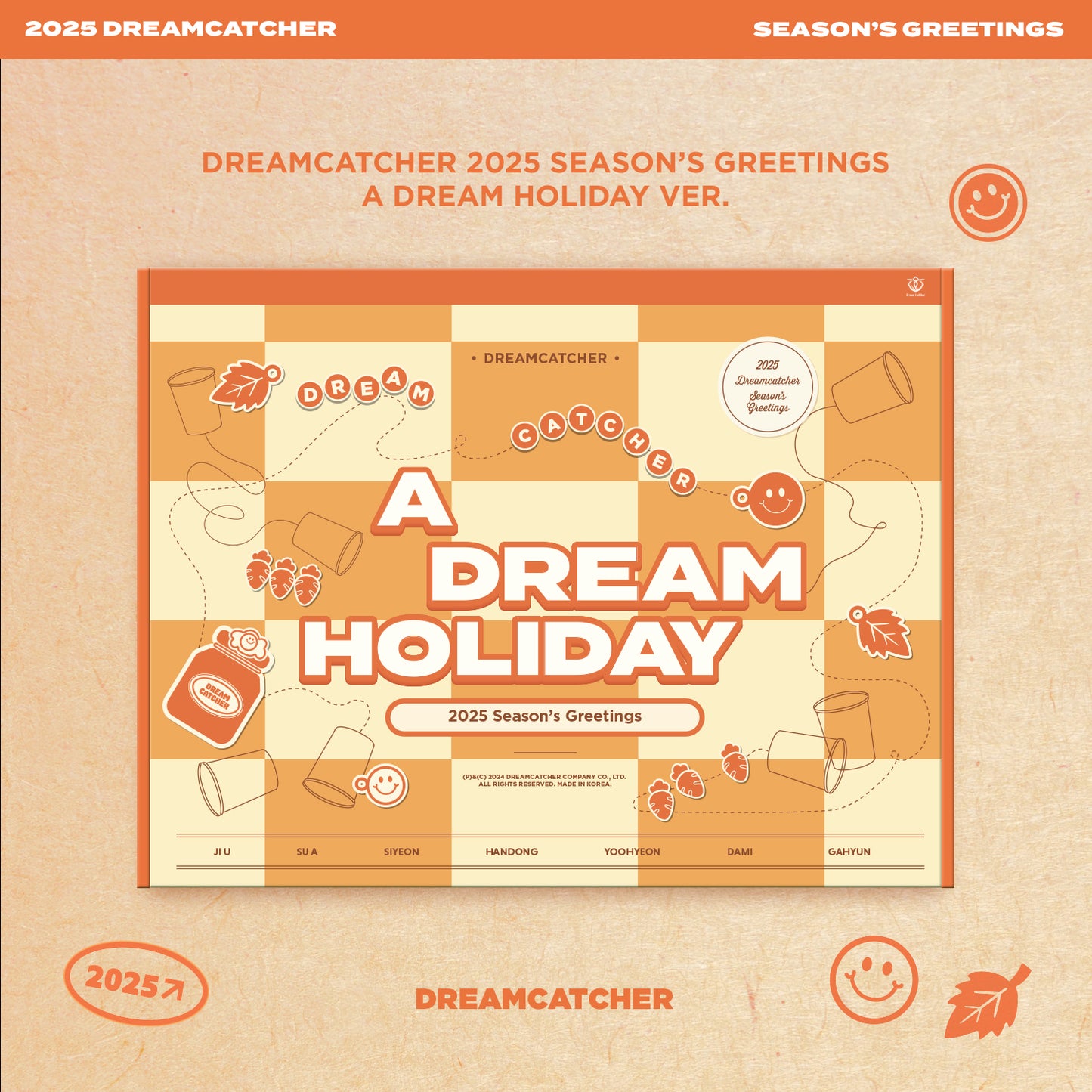 DREAMCATCHER 2025 SEASON'S GREETINGS A DREAM HOLIDAY VERSION COVER