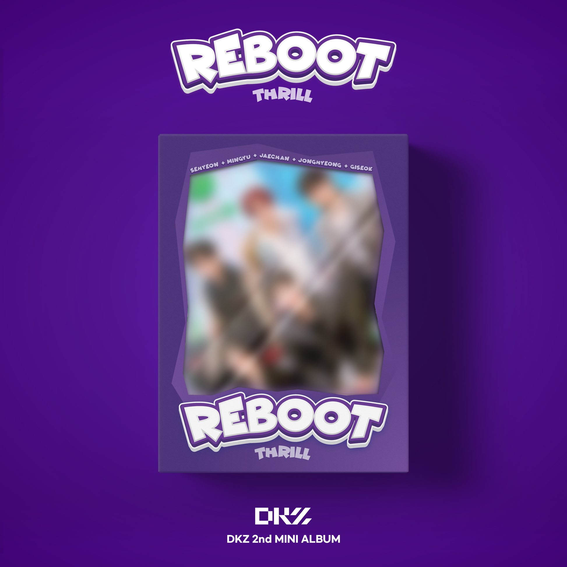 DKZ 2ND MINI ALBUM 'REBOOT' THRILL VERSION COVER