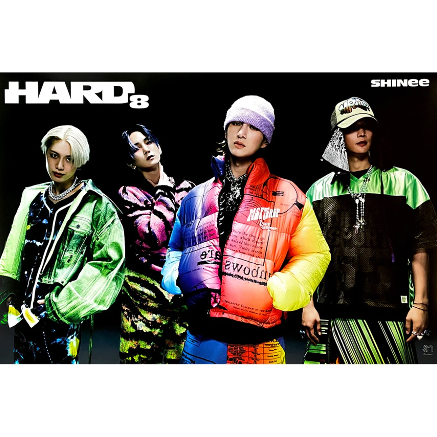 SHINEE 8TH ALBUM 'HARD' (PHOTOBOOK) POSTER ONLY DREAMER VERSION COVER