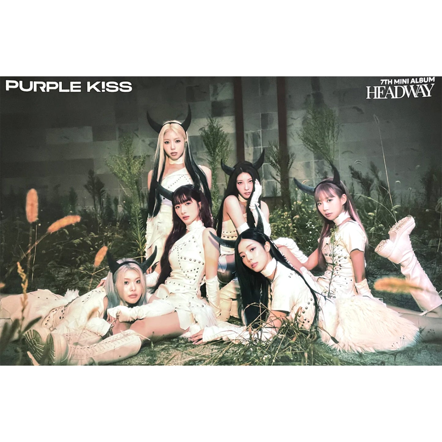 PURPLE KISS 7TH MINI ALBUM 'HEADWAY' POSTER ONLY